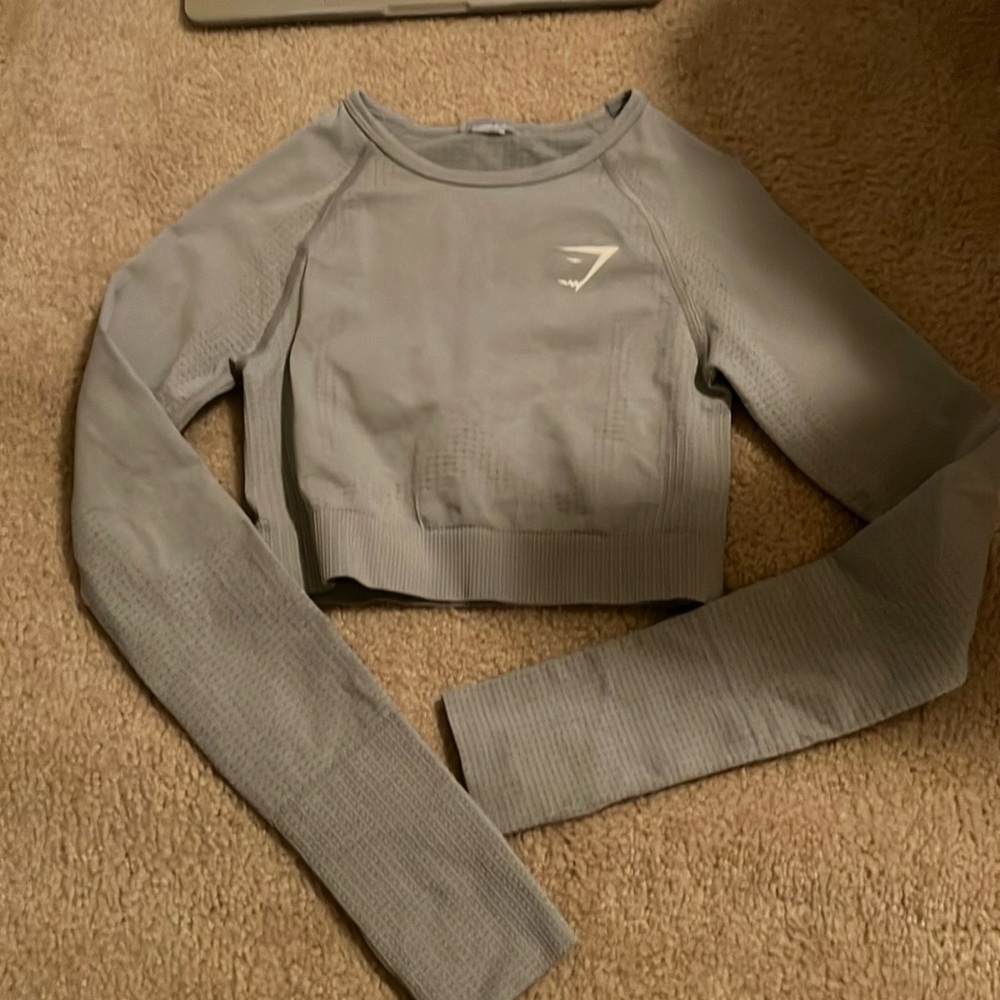 gymshark seamless 2.0 crop top, size xs